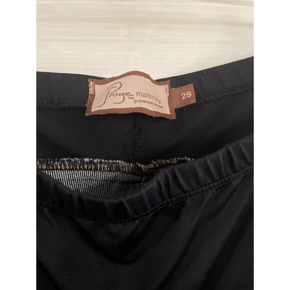 paige maternity dark wash jeans - Picture 2 of 4